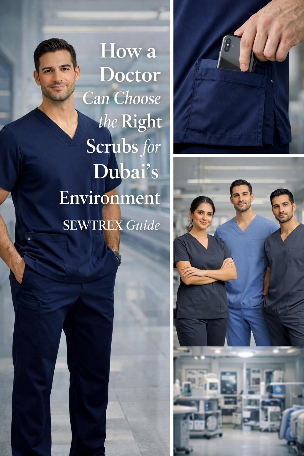 How a Doctor Can Choose the Right Scrubs for Dubai’s Environment (SEWTREX Guide)