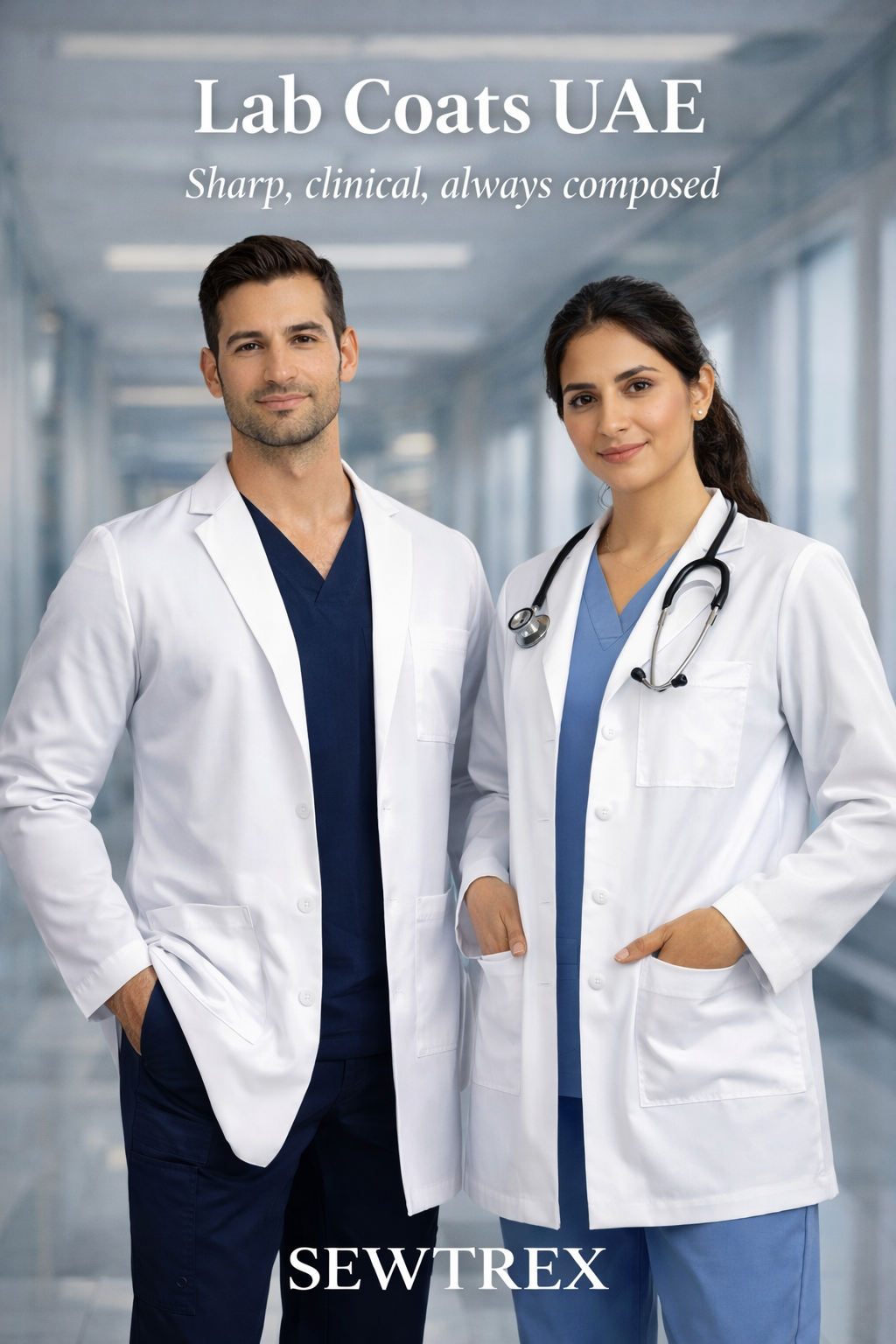 Premium Lab Coats in UAE: Fit, Fabric & Buying Guide | SEWTREX