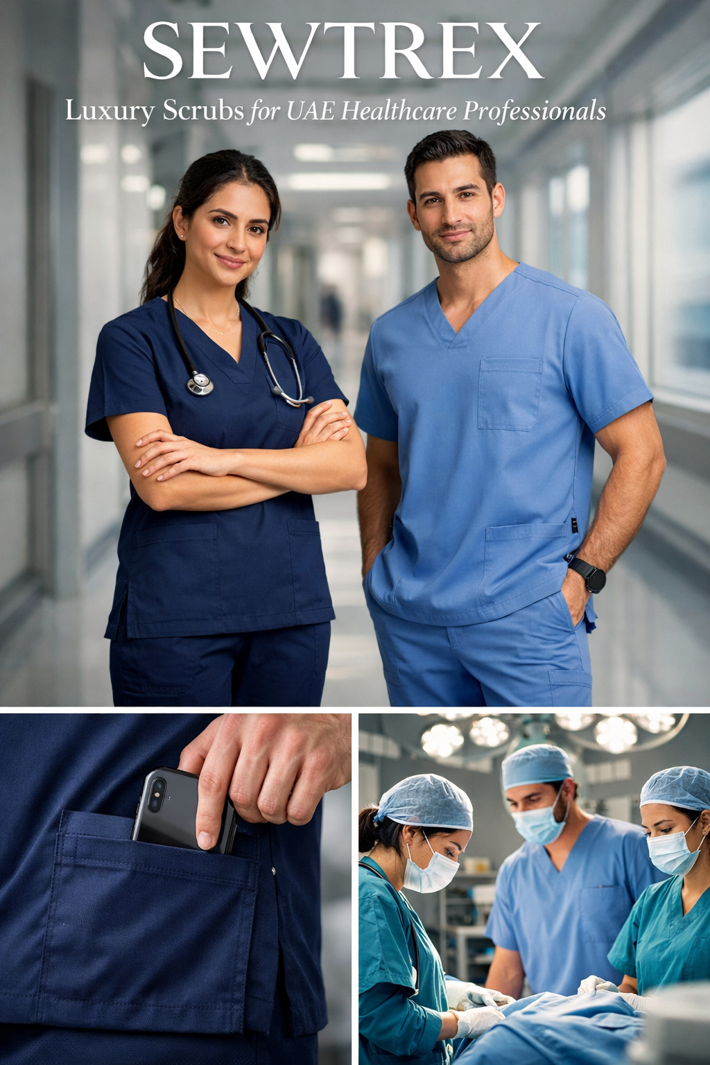 SEWTREX Scrubs for UAE Healthcare Professionals: Luxury Comfort, Clinical Precision